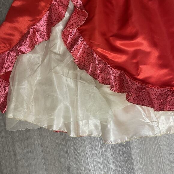 Disney Store Princess Elena of Avalor Costume Gown Girls 9-10 Belted Formal - Picture 6 of 8